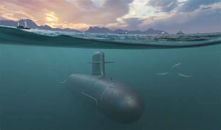 Can a submarine surface through ice?