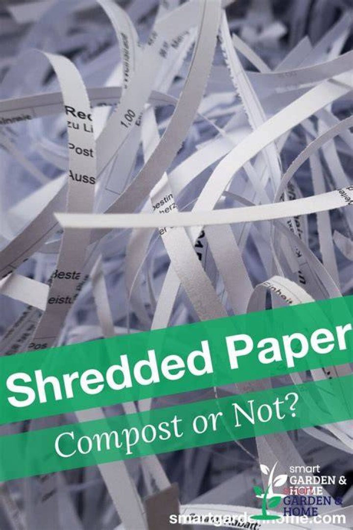 Can you compost shredded paper?