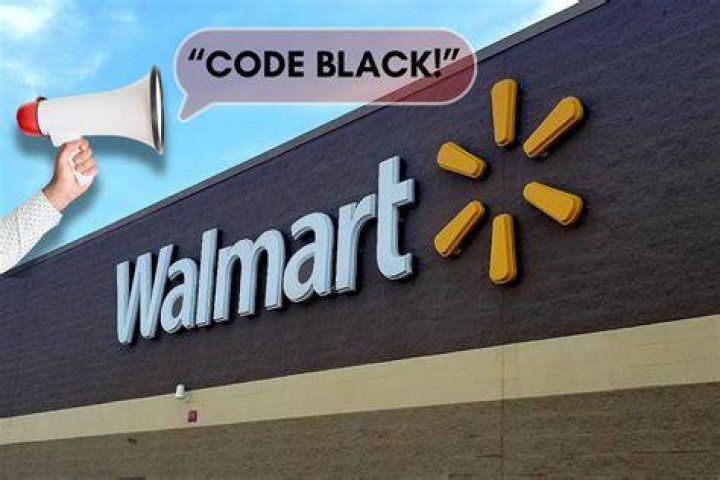 What does code white mean at Walmart?