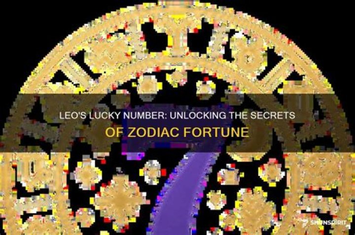 What is Leos lucky number?